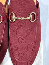 Load image into Gallery viewer, Gucci Princetown Burgundy Slides