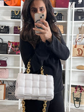 Load image into Gallery viewer, Bottega Veneta Padded Small Cassette Bag White