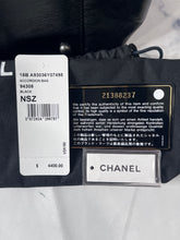 Load image into Gallery viewer, Chanel 15B Black Leather Quilted Enchained Bag