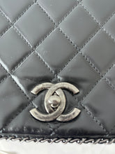 Load image into Gallery viewer, Chanel 15B Black Leather Quilted Enchained Bag