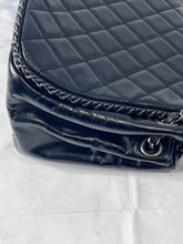 Load image into Gallery viewer, Chanel 15B Black Leather Quilted Enchained Bag