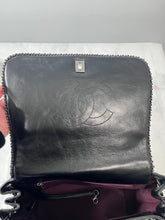 Load image into Gallery viewer, Chanel 15B Black Leather Quilted Enchained Bag