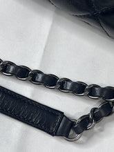 Load image into Gallery viewer, Chanel 15B Black Leather Quilted Enchained Bag