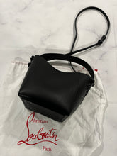 Load image into Gallery viewer, Christian Louboutin Black Cabachic Leather Bucket Bag