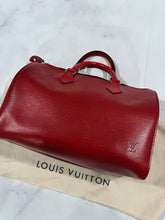 Load image into Gallery viewer, Louis Vuitton Vintage Red Epi Leather Speedy