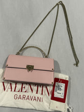 Load image into Gallery viewer, Valentino Garavani Mini Pink Top Handle Rockstud Crossbody Bag