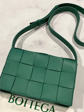 Load image into Gallery viewer, Bottega Veneta Green Cassette Crossbody