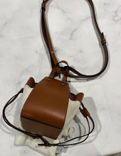 Load image into Gallery viewer, Loewe Canvas Tan Leather Small Hammock Bag