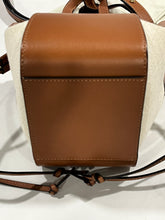 Load image into Gallery viewer, Loewe Canvas Tan Leather Small Hammock Bag
