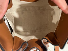 Load image into Gallery viewer, Loewe Canvas Tan Leather Small Hammock Bag