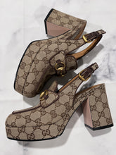 Load image into Gallery viewer, Gucci GG Lady Monogram Slingback
