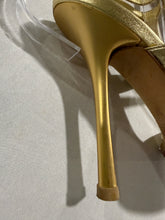 Load image into Gallery viewer, Giuseppe Zanotti Snake Crystal Heel Sandals
