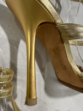 Load image into Gallery viewer, Giuseppe Zanotti Snake Crystal Heel Sandals