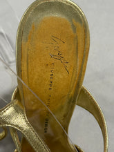 Load image into Gallery viewer, Giuseppe Zanotti Snake Crystal Heel Sandals