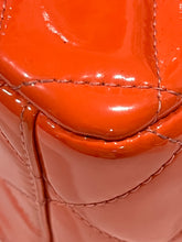 Load image into Gallery viewer, Chanel Coral Patent Leather Jumbo Double Classic Flap Shoulder Bag