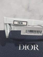 Load image into Gallery viewer, Christian Dior Square White Mirror Sunglasses