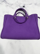 Load image into Gallery viewer, Chanel Purple Large Deauville Tote Handbag