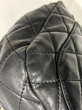 Load image into Gallery viewer, Chanel Black Lambskin Gemstone Turnlock Classic Handbag
