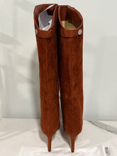 Load image into Gallery viewer, Jimmy Choo Cognac Suede Leather Knee High Boots