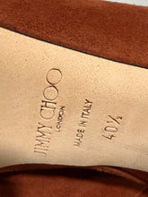 Load image into Gallery viewer, Jimmy Choo Cognac Suede Leather Knee High Boots
