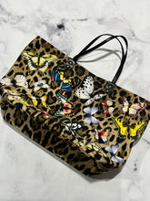 Load image into Gallery viewer, Dolce Gabbana Leopard Butterfly Large Tote Bag