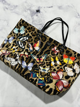 Load image into Gallery viewer, Dolce Gabbana Leopard Butterfly Large Tote Bag