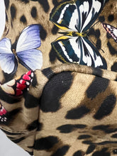 Load image into Gallery viewer, Dolce Gabbana Leopard Butterfly Large Tote Bag