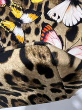 Load image into Gallery viewer, Dolce Gabbana Leopard Butterfly Large Tote Bag