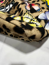 Load image into Gallery viewer, Dolce Gabbana Leopard Butterfly Large Tote Bag