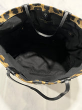 Load image into Gallery viewer, Dolce Gabbana Leopard Butterfly Large Tote Bag