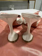 Load image into Gallery viewer, Amina Muaddi White Leather Sandals