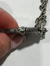 Load image into Gallery viewer, Gucci Sterling Silver Gardensnake Pendant Necklace