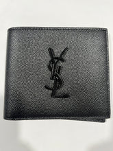 Load image into Gallery viewer, Saint Laurent Black on Black Bifold Wallet