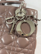 Load image into Gallery viewer, Dior Taupe Lambskin Medium Lady Dior Bag