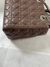 Load image into Gallery viewer, Dior Taupe Lambskin Medium Lady Dior Bag
