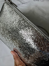 Load image into Gallery viewer, Christian Louboutin Metallic Silver Loubila Shoulder Bag