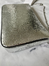 Load image into Gallery viewer, Christian Louboutin Metallic Silver Loubila Shoulder Bag