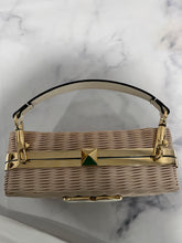 Load image into Gallery viewer, Valentino VLogo Wicker/Straw Raffia Clutch Crossbody