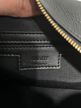 Load image into Gallery viewer, Khaite Maeve Canvas Black Leather Crossbody Bag