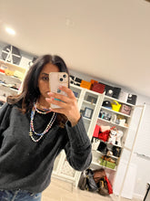 Load image into Gallery viewer, Chanel CC Gold tone Faux Pearl Pastel Double Strand Necklace
