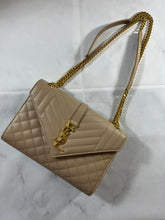 Load image into Gallery viewer, Saint Laurent YSL Envelope Chain Medium Crossbody Shoulder Bag
