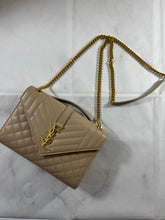 Load image into Gallery viewer, Saint Laurent YSL Envelope Chain Medium Crossbody Shoulder Bag