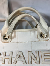 Load image into Gallery viewer, Chanel 23C Ivory Ecru Deauville Tote Handbag