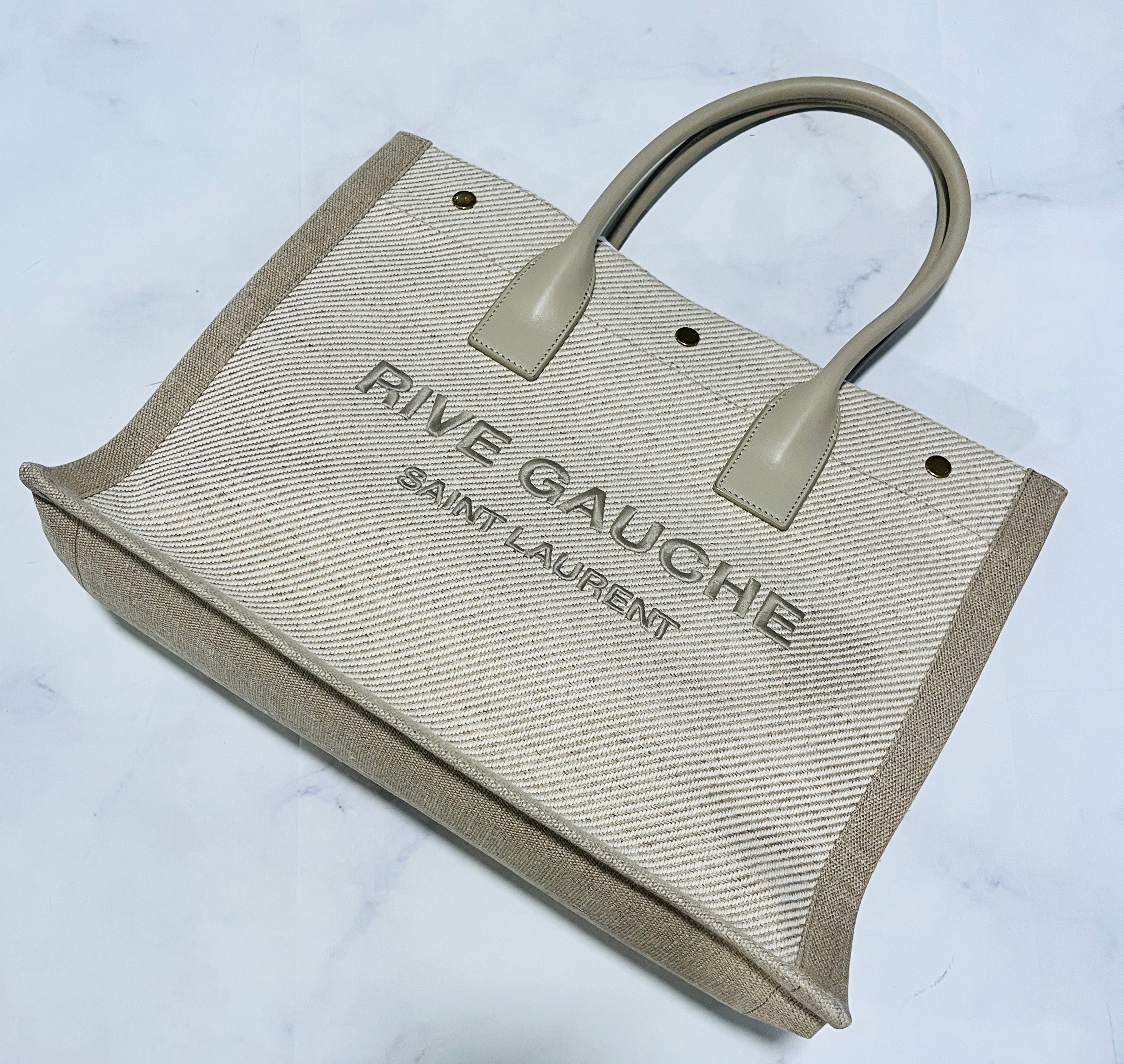 Saint Laurent YSL Rive Gauche Small Tote – The Millionaires Closet