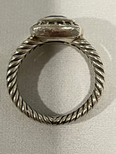 Load image into Gallery viewer, David Yurman Petite Albion Sterling Silver Topaz Diamond Ring