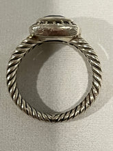 Load image into Gallery viewer, David Yurman Petite Albion Sterling Silver Topaz Diamond Ring
