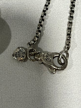 Load image into Gallery viewer, David Yurman Open Heart Sterling Silver Open Heart Cable Pendant Necklace