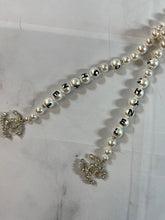 Load image into Gallery viewer, Chanel Faux Pearl CC Lariat Necklace