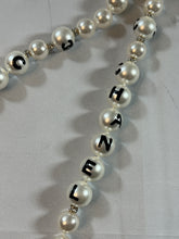 Load image into Gallery viewer, Chanel Faux Pearl CC Lariat Necklace