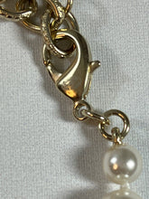 Load image into Gallery viewer, Chanel Faux Pearl CC Lariat Necklace